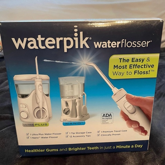 waterpik water flosser ultra plus and nano combo pack - Picture 1 of 4